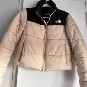 The North Face crop jacket size Xs